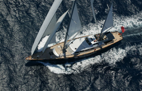 Круизная элитная парусная супер-яхта - PAZ - Perini Navi - крупная круизная / с флайбриджем / из стали