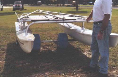 Тележка для спуска на воду - TIGER TRAX - American Sail - для спортивного многокорпусного судна