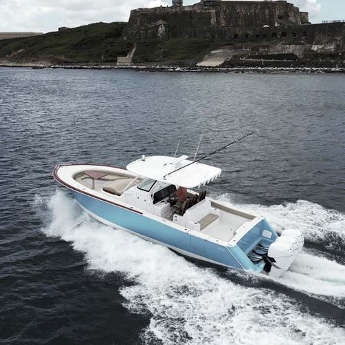 Открытый катер c подвесным мотором - TM37 - Vicem Yachts - трехмоторный / с центральной консолью / для спортивной рыбалки