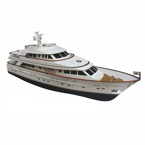 Круизная моторная яхта - W 95 - Warwick Yacht Design - с приподнятой рулевой рубкой / 4 каюты / корпус водоизмещающего типа