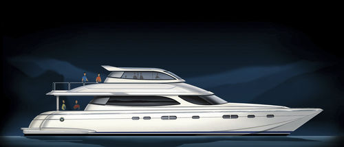 Моторная яхта катамаран - W 88 - Warwick Yacht Design - круизная / с закрытым флайбриджем / 6 кают