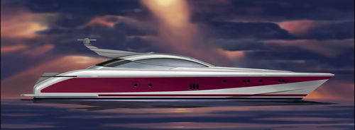 Спортивная супер-яхта - W 130 - Warwick Yacht Design - хардтоп / 4 каюты / корпус водоизмещающего типа
