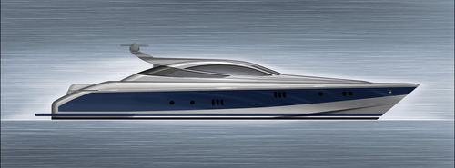 Спортивная моторная яхта - W 90 - Warwick Yacht Design - хардтоп / корпус водоизмещающего типа