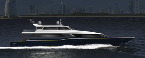 Супер-яхта для спортивной рыбалки - W 130 - Warwick Yacht Design - с закрытым флайбриджем / 5 кают