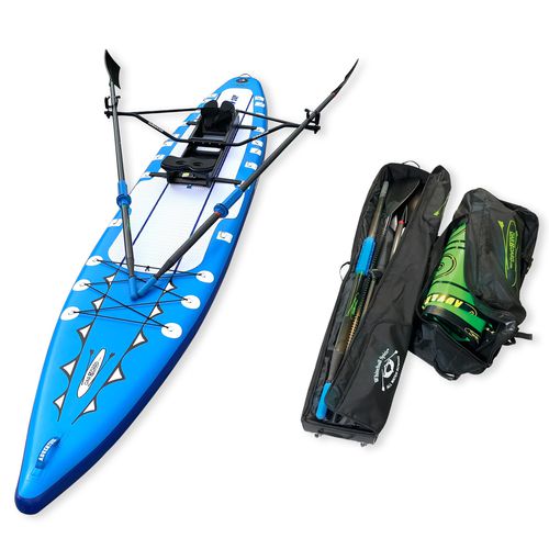 Надувная SUP-доска - Adventure Row 16’ Combo Package (Single) (Blue) - Whitehall Rowing & Sail - универсальная / прогулочная / для взрослых