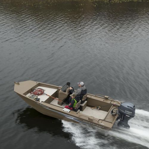 Судно для плавания в закрытых водах c подвесным мотором - Sportsman 1660 Pro - Smoker Craft - с центральной консолью / для спортивной рыбалки / макс. 6 человек