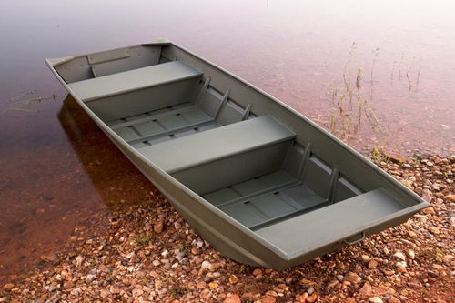 Плоскодонка c подвесным мотором - 1436 SIERRA LT - Alumacraft - для спортивной рыбалки / из алюминия / макс. 3 человека