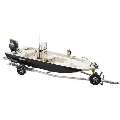 Судно для плавания в закрытых водах c подвесным мотором - MV2072 AW BAY - Alumacraft - с центральной консолью / для спортивной рыбалки / из алюминия