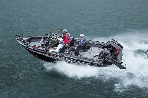 Рыбацкая лодка c подвесным мотором - TARGA™ V-18 WT - Fisher - с двойной консолью / открытая / для спортивной рыбалки