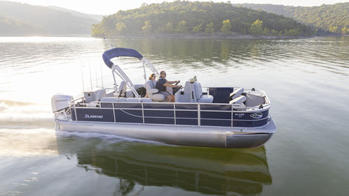 Многокорпусный понтоновый катер - A'Lure 23CC - Landau Boats - c подвесным мотором / трехтрубный / открытый
