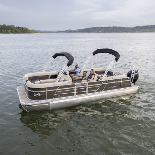Понтоновый катер c подвесным мотором - Island Breeze 23C - Landau Boats - трехтрубный / открытый / с боковой консолью