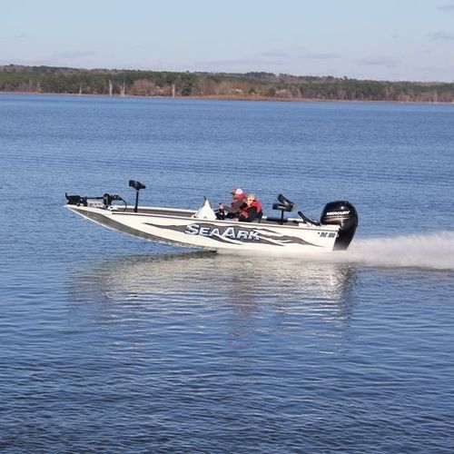 Рыбацкая лодка c подвесным мотором - BC 190 - SeaArk Boats - с боковой консолью / открытая / для спортивной рыбалки