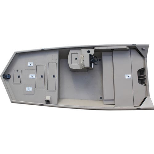 Плоскодонка c подвесным мотором - RX 872 - SeaArk Boats - открытая / с боковой консолью / для спортивной рыбалки