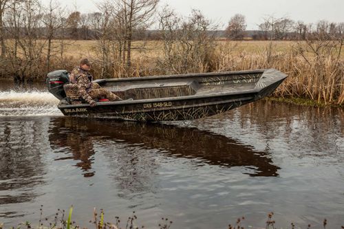 Плоскодонка c подвесным мотором - DXS 1548 SLD - SeaArk Boats - открытая / для охоты / для спортивной рыбалки