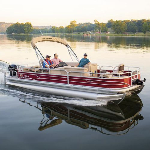 Понтоновый катер c подвесным мотором - FISHIN' BARGE® 24 DLX - Sun Tracker - для спортивной рыбалки / макс. 12 человек