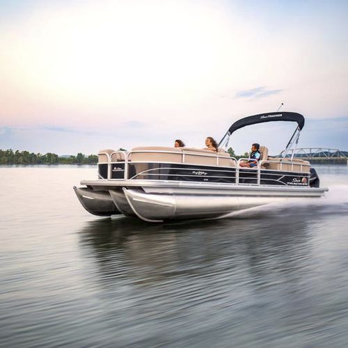 Понтоновый катер c подвесным мотором - PARTY BARGE® 24 XP3 - Sun Tracker - трехтрубный / для водных лыж / макс. 12 человек