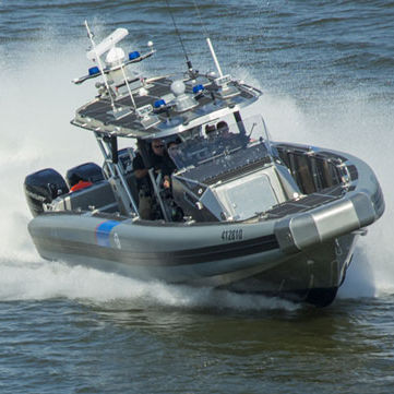 Профессиональный катер катер береговой охраны - SAFE 41 - Safe Boats - c подвесным мотором / из алюминия / надувная лодка с полужестким корпусом