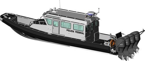 Профессиональный катер катер береговой охраны - SAFE 38 - Safe Boats - c подвесным мотором / из алюминия