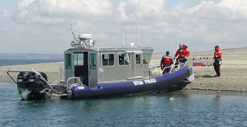 Профессиональный катер катер береговой охраны - SAFE 31 EMT  - Safe Boats - c подвесным мотором / из алюминия / надувная лодка с полужестким корпусом