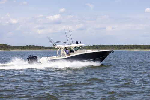 Быстроходный катер c подвесным мотором - 400 LXF - Scout Boats - двухмоторный / открытый / с центральной консолью