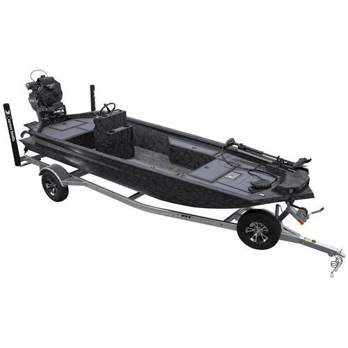 Плоскодонка c подвесным мотором - BAYOU 180CC - Xpress - жесткий корпус / с плоским дном / открытая
