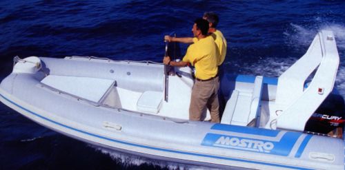 Надувная лодка c подвесным мотором - 451 - Mostro - RIB / с боковой консолью / оффшорная