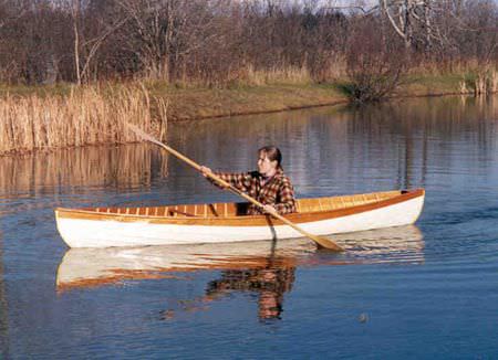 Универсальное каноэ - SKIMMER - Northwoods - одноместное / из дерева