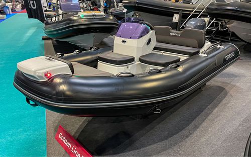 Надувная лодка c подвесным мотором - G340N - GRAND Inflatable Boats - полужесткая / открытая / с боковой консолью