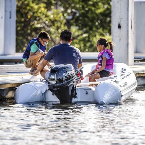 Надувная лодка c подвесным мотором - S300 - GRAND Inflatable Boats - полужесткая / открытая / спортивная