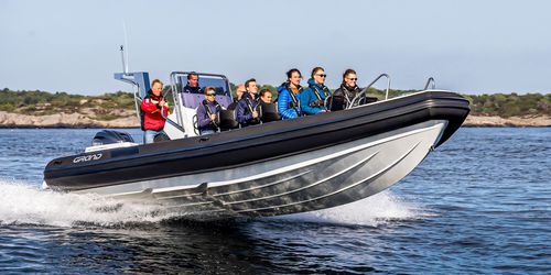 Профессиональный катер катер для дайвинга - D950 - GRAND Inflatable Boats - судно технического обеспечения / c подвесным мотором / из стекловолокна
