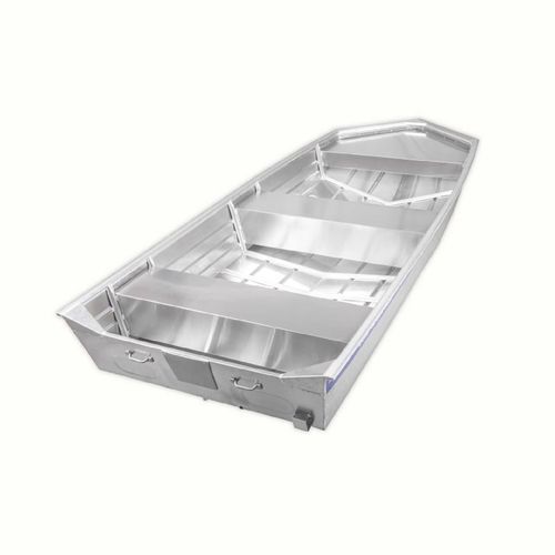 Плоскодонка c подвесным мотором - 14 V Silver - MARINE - открытая / для спортивной рыбалки / из алюминия