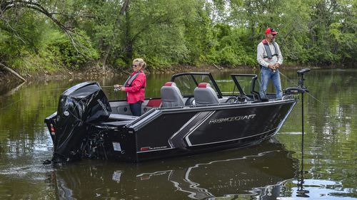 Судно для плавания в закрытых водах c подвесным мотором - PLATINUM SE 207 - Bateaux Princecraft - газовое / с двойной консолью / открытое