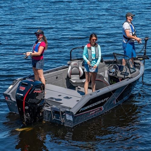 Судно для плавания в закрытых водах c подвесным мотором - SPORT 172 - Bateaux Princecraft - газовое / с двойной консолью / открытое