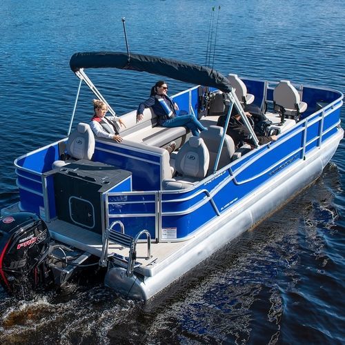 Понтоновый катер c подвесным мотором - SPORTFISHER 21-4S - Bateaux Princecraft - открытый / с боковой консолью / спортивный