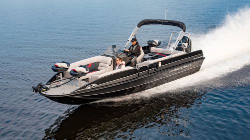 Палубная лодка c подвесным мотором - VENTURA 224 - Bateaux Princecraft - газовая / открытая / боурайдер