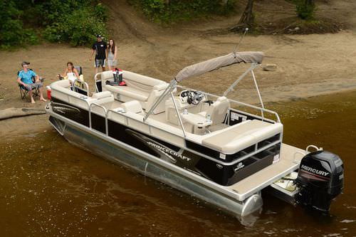 Понтоновый катер c подвесным мотором - VECTRA 23 - Bateaux Princecraft - из алюминия / макс. 12 человек