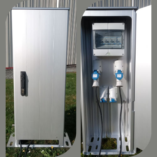 Стойка для понтона - BORNE ELECTRIQUE - Ruban Bleu - для электрической зарядки / из нержавеющей стали