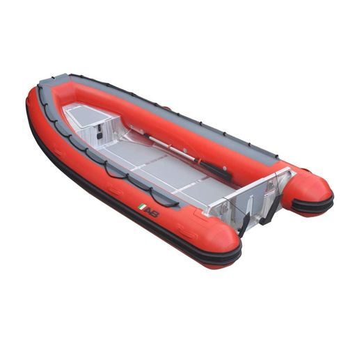 Профессиональный катер спасательное судно - A14-S - AB Inflatables - c подвесным мотором / из алюминия / надувная лодка с полужестким корпусом