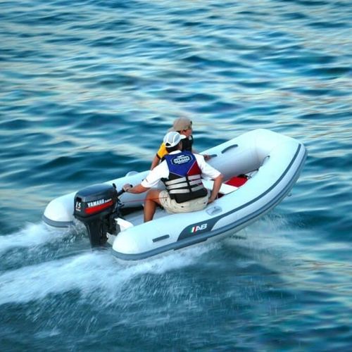 Надувная лодка c подвесным мотором - 9 VL - AB Inflatables - полужесткая / открытая / для рыбной ловли