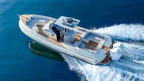 Надувная лодка c подвесным мотором - Envy 950 Outboard - SCANNER - полужесткая / открытая / с центральной консолью