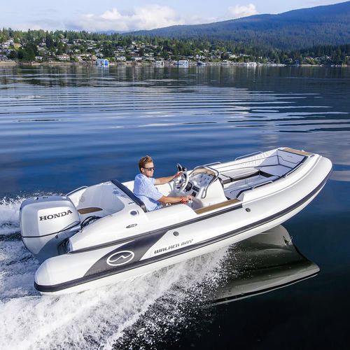 Надувная лодка c подвесным мотором - Generation 525 DLX - Walker Bay Boats - RIB / с центральной консолью / открытая