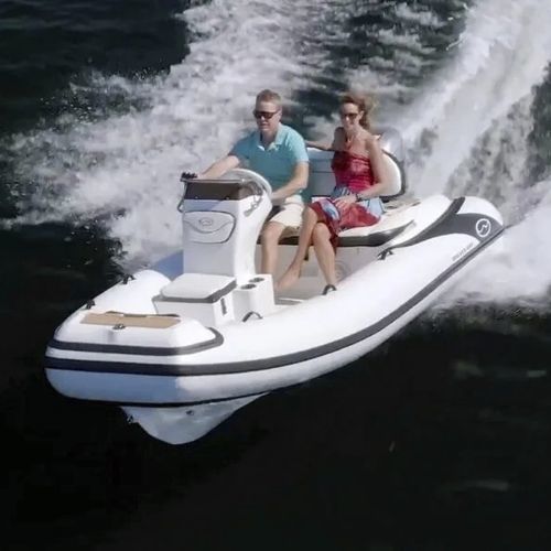 Надувная лодка c подвесным мотором - Generation 14 LTE - Walker Bay Boats - RIB / открытая / с боковой консолью