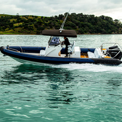 Надувная лодка c подвесным мотором - 310 CHASE - Rayglass Boats - двухмоторная / полужесткая / с центральной консолью