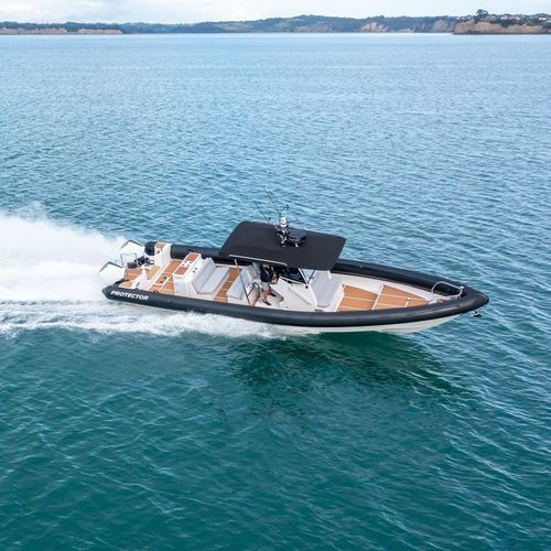 Надувная лодка c подвесным мотором - 410 CHASE - Rayglass Boats - двухмоторная / полужесткая / открытая