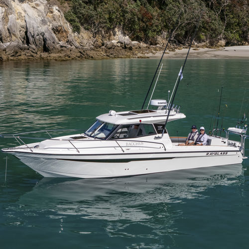 Прогулочный катер с каютой c подвесным мотором - 3000 - Rayglass Boats - с внутренним мотором / с рулевой рубкой / для спортивной рыбалки