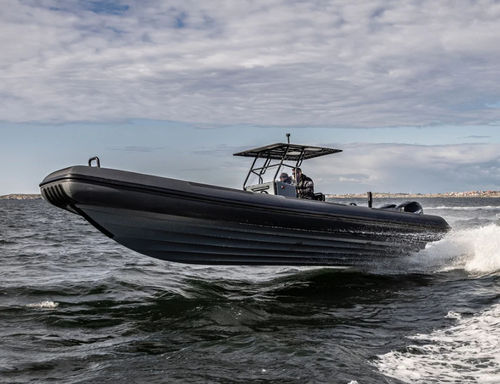 Надувная лодка c подвесным мотором - R10 series - RUPERT MARINE - двухмоторная / полужесткая / открытая
