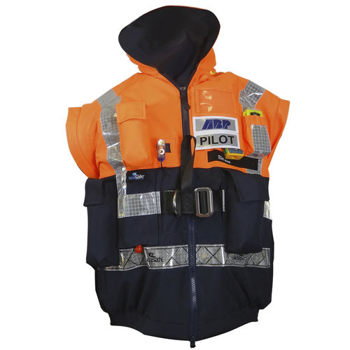 Куртка для профессионального использования - Sea Trekker Level 150 - Seasafe Systems Ltd - герметичная / дышащая / с самонадувающимся спасательным жилетом