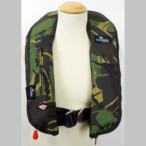 Надувной спасательный жилет - I-Zip – Green Camo - Seasafe Systems Ltd - 170 N / ISO12402-3 / ISO12401