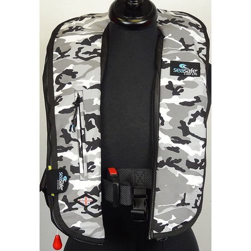 Надувной спасательный жилет - I-Zip – Grey Camo - Seasafe Systems Ltd - 170 N / ISO12402-3 / ISO12401