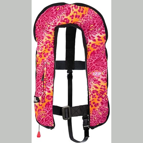 Надувной спасательный жилет - I-Zip – Pink Animal - Seasafe Systems Ltd - 170 N / ISO12402-3 / ISO12401